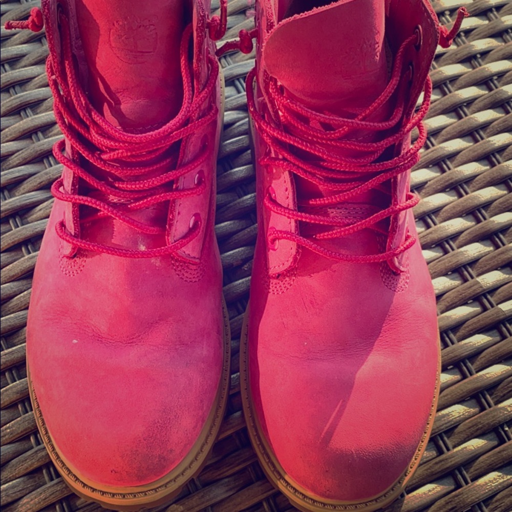 Girls sz 3 timberland boots